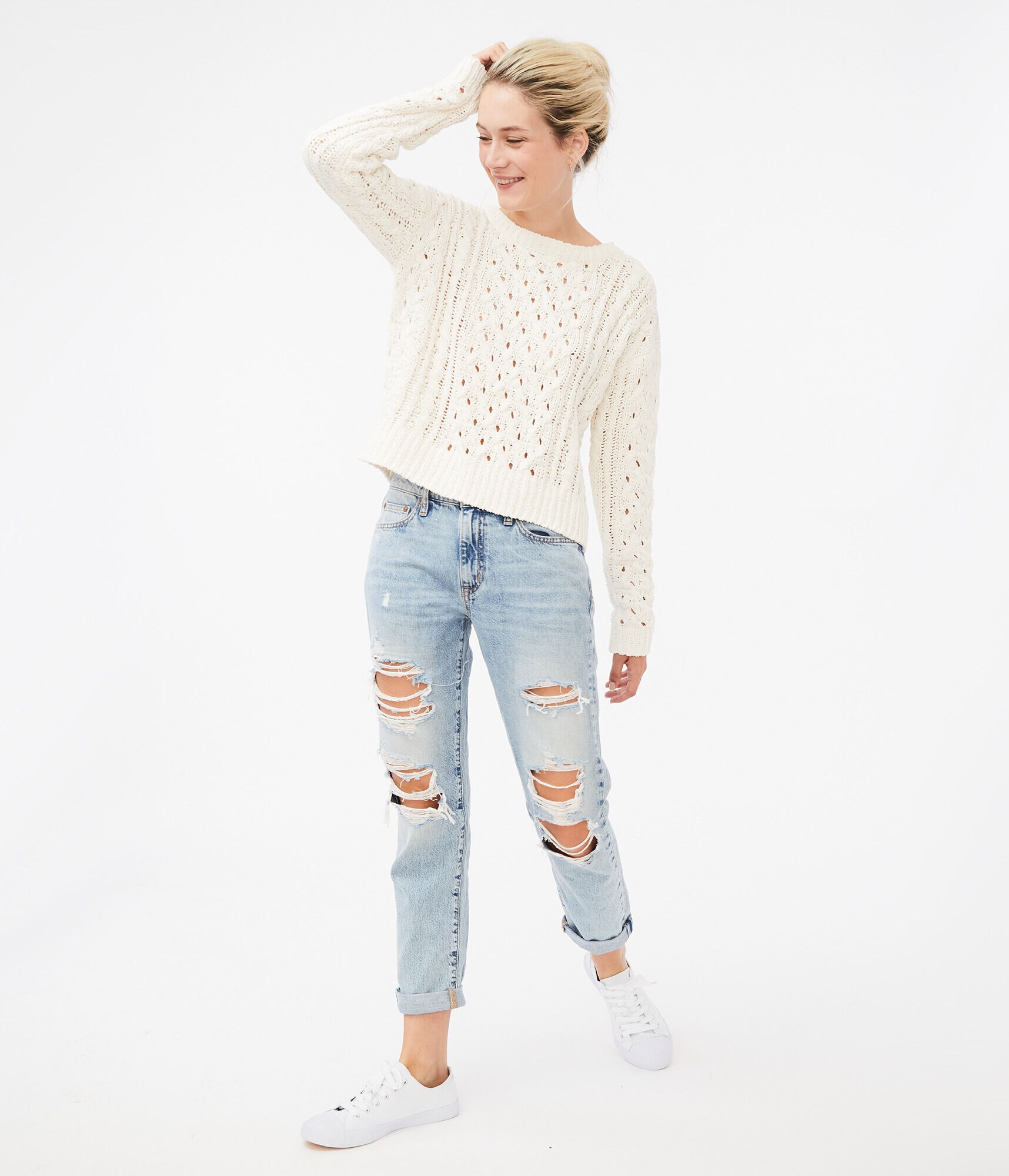 Cable Chenille Sweater