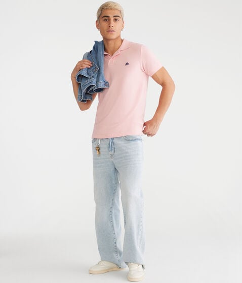 Eco A87 Logo Piqué Polo