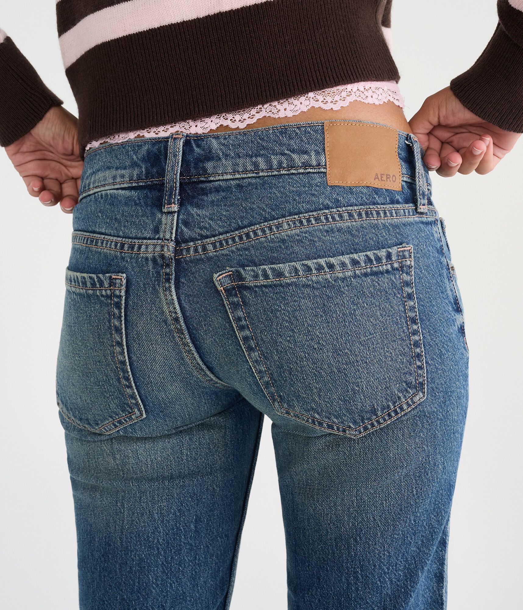 Super Low-Rise Straight Jean