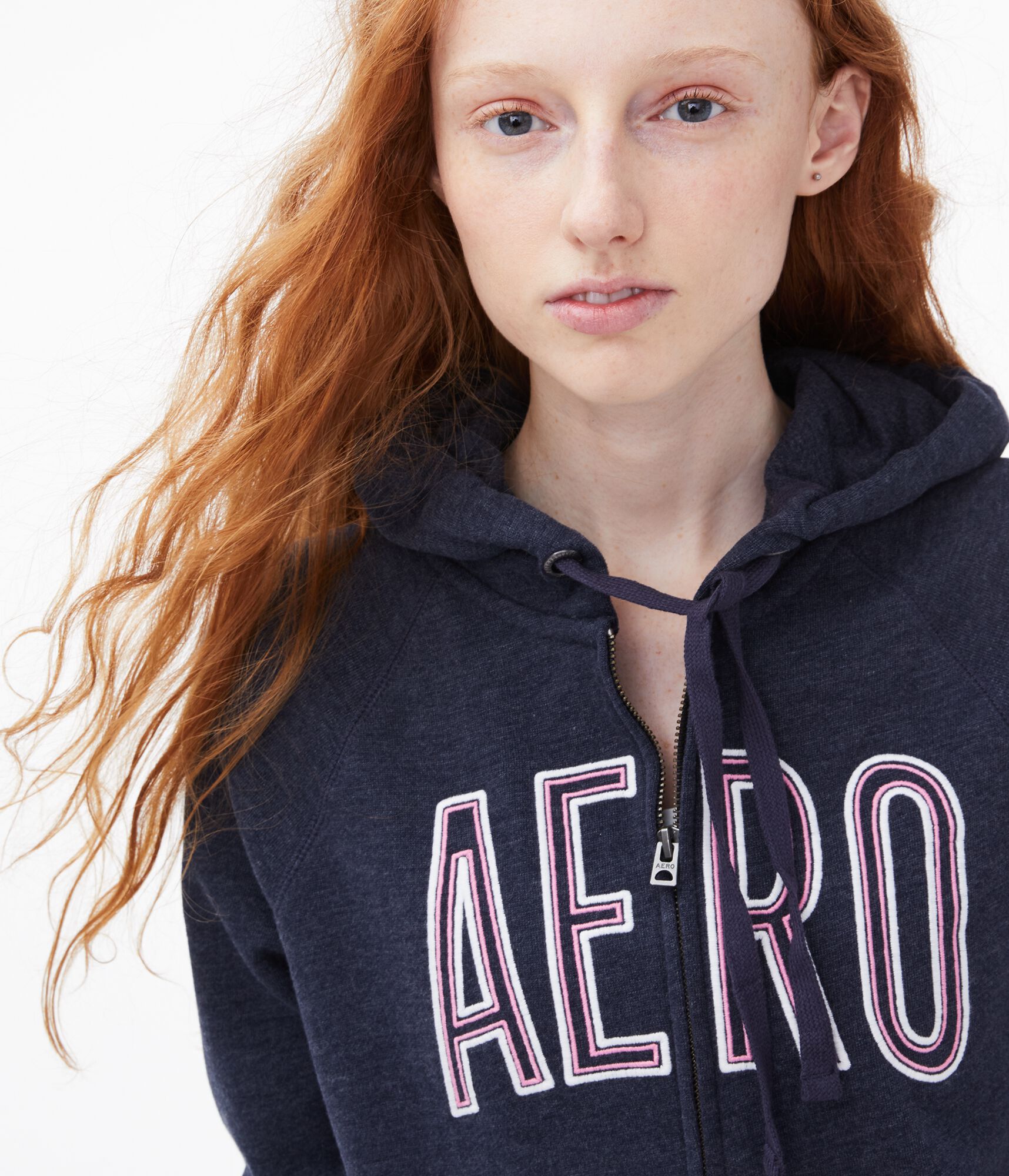 Aero Logo Full-Zip Hoodie
