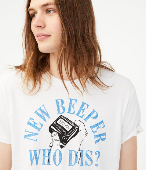 New Beeper Graphic Tee New Beeper Graphic Tee