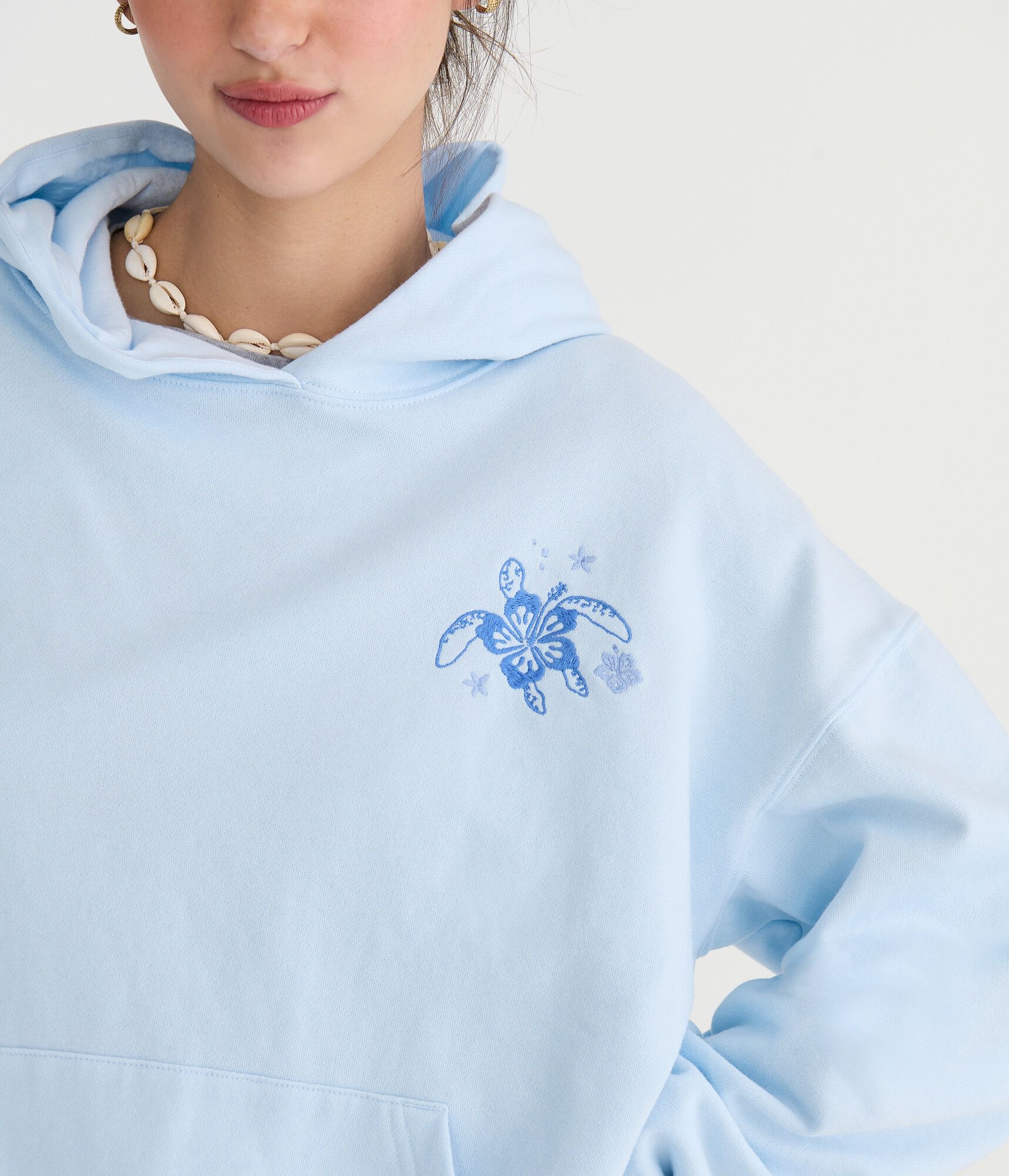 Cloud Soft Sea Turtles Oversized Pullover Hoodie