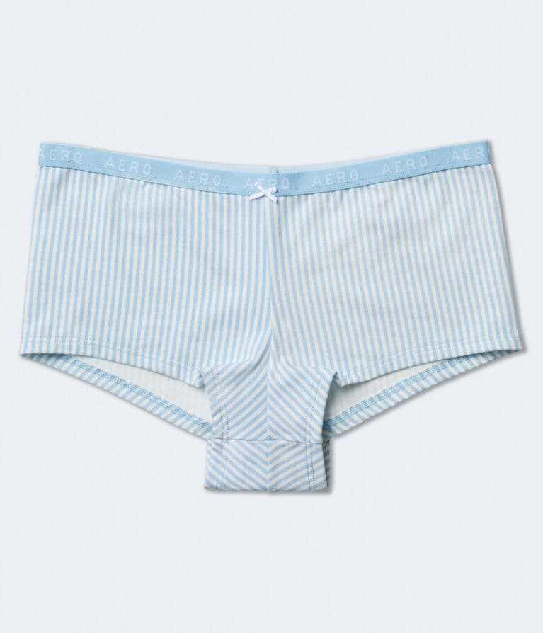 Thin Stripe Logo Boyshort