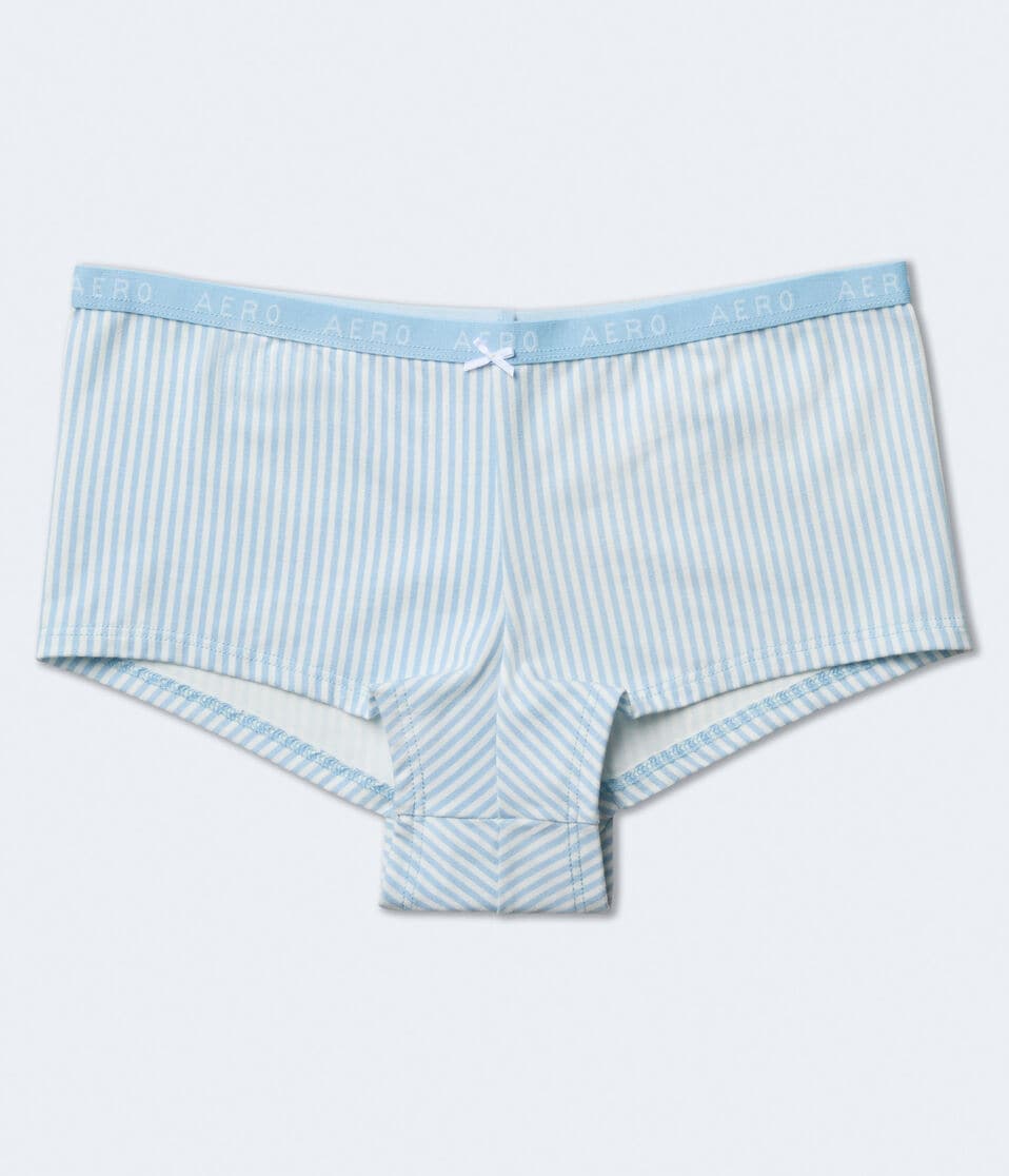 Thin Stripe Logo Boyshort