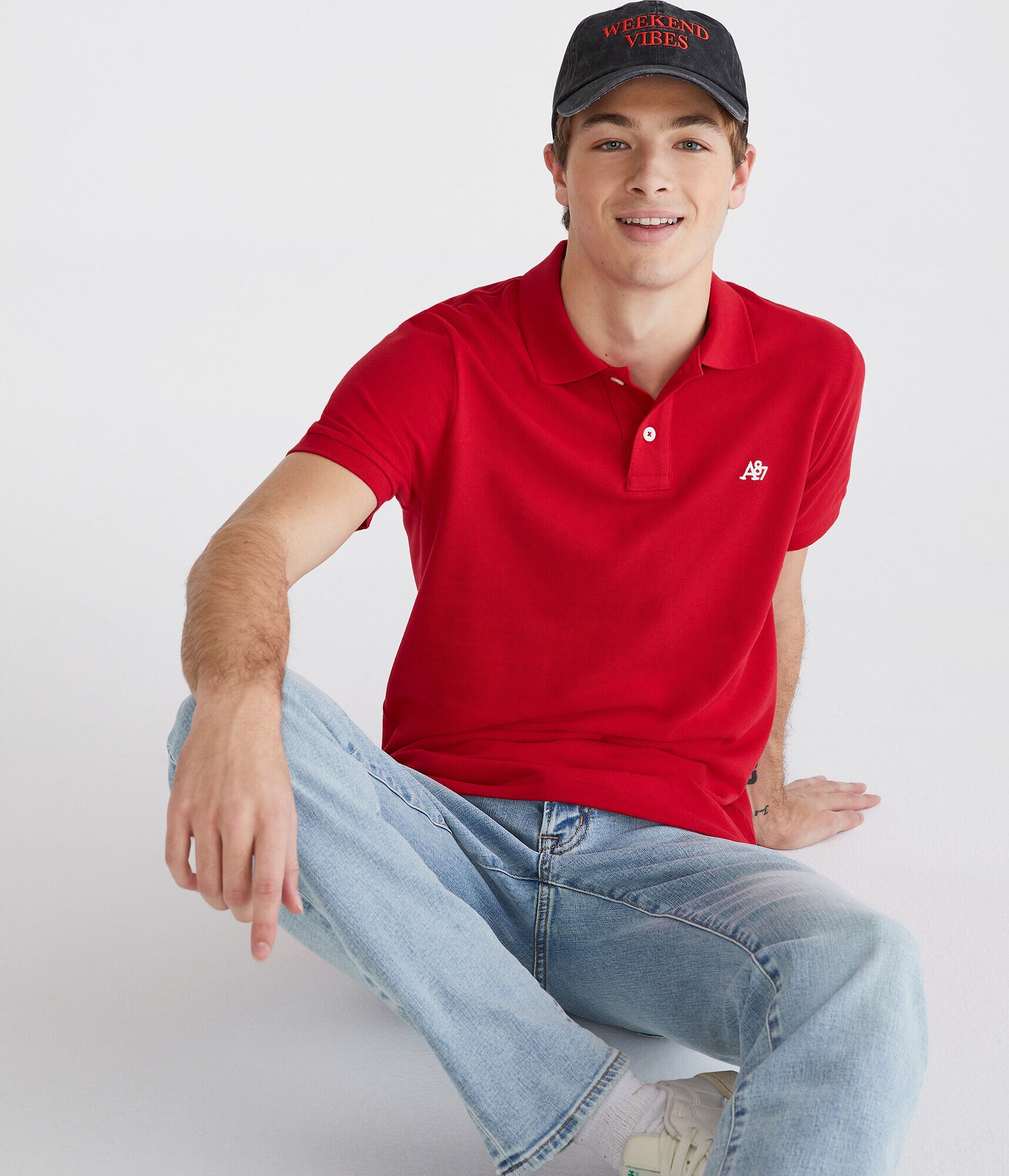 Eco A87 Logo Piqu&eacute; Polo