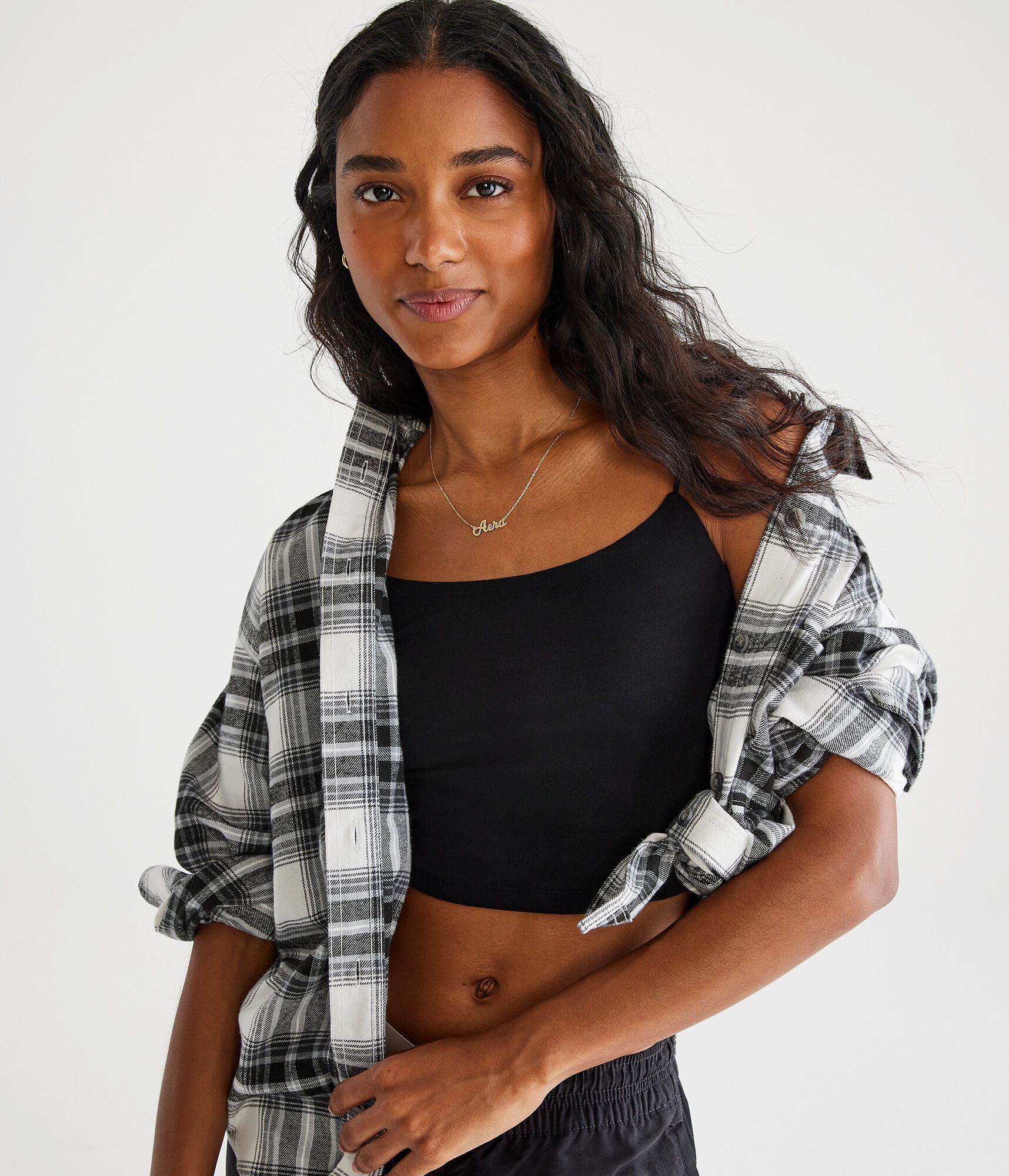 Seriously Soft Scoop-Neck Cropped Cami