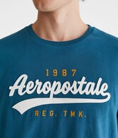 Aeropostale Script Appliqué Graphic Tee