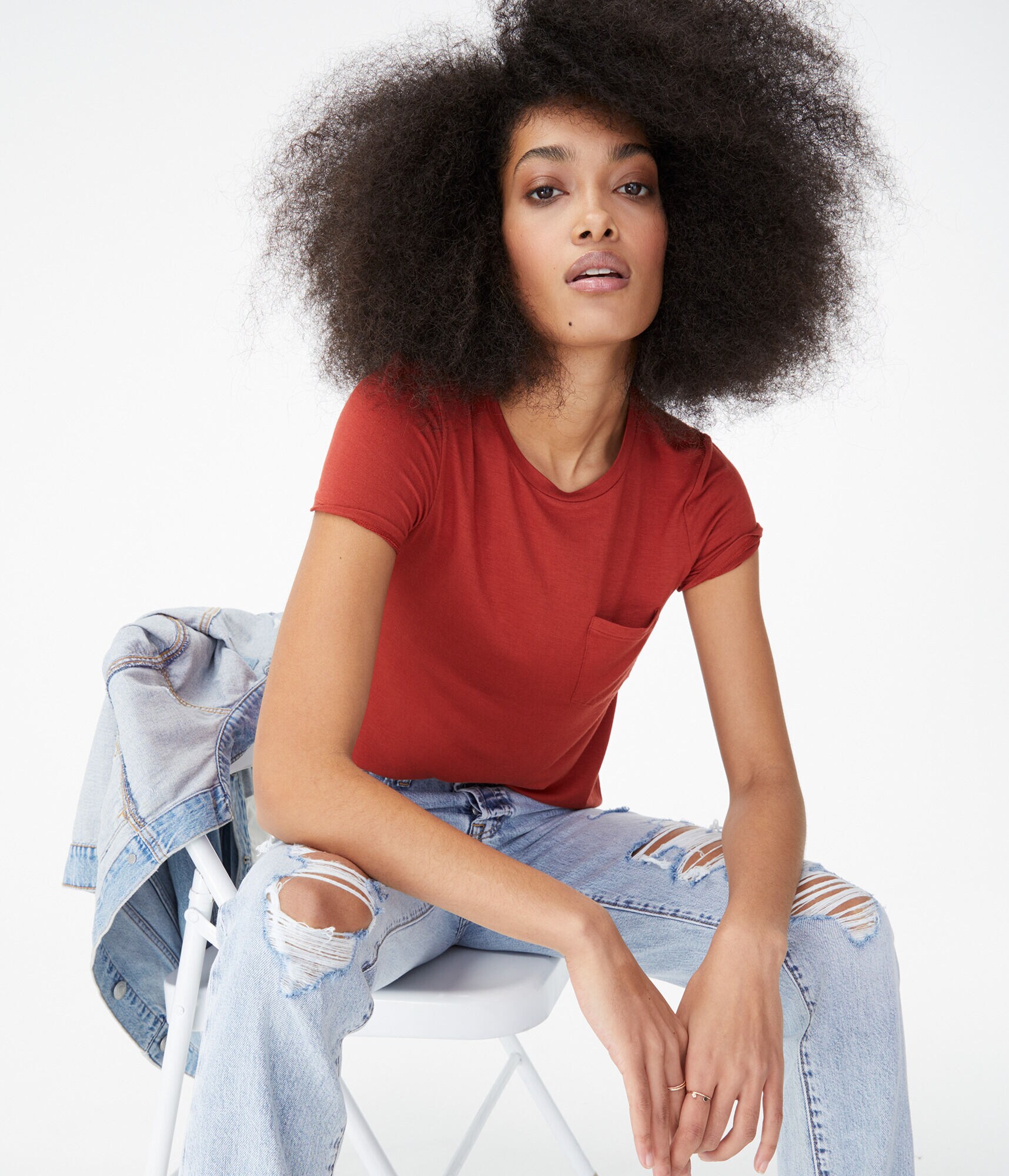 Seriously Soft Crew Pocket Tee