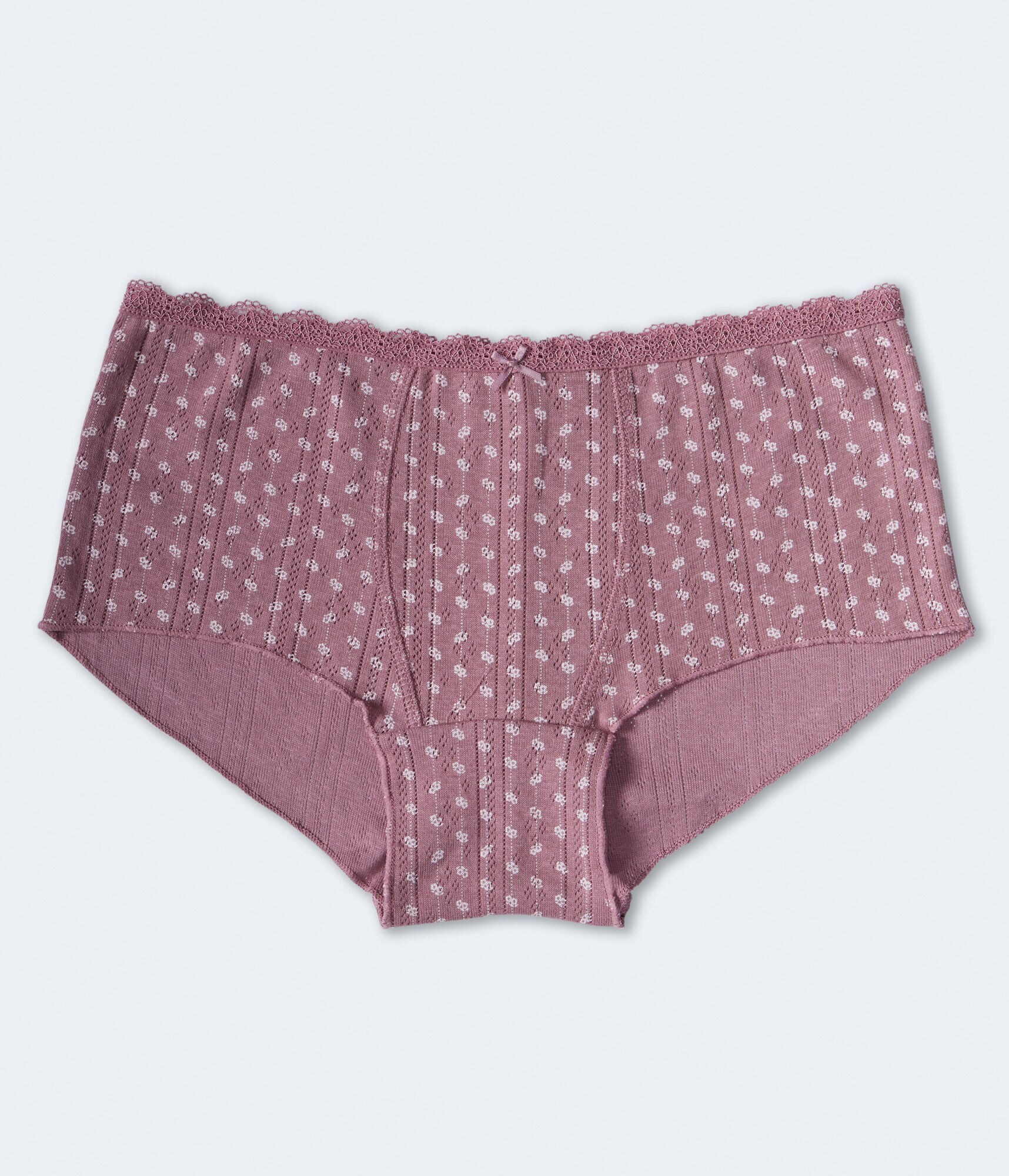 Tiny Flower Pointelle Boyshort