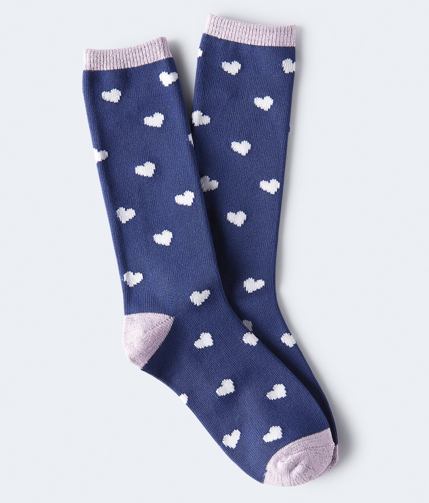 Seriously Soft Heart Boot Socks***