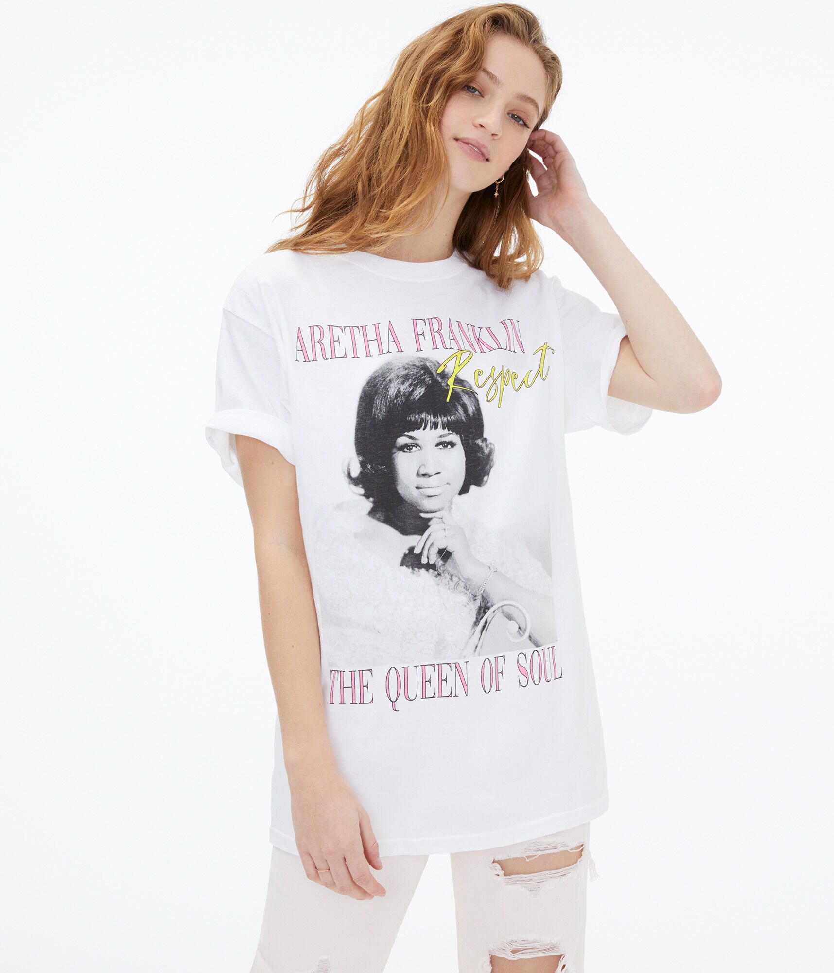 Queen of Soul Boyfriend Graphic Tee