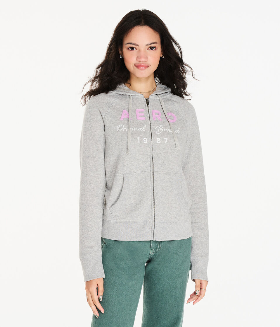 Aero Original Brand Full-Zip Hoodie