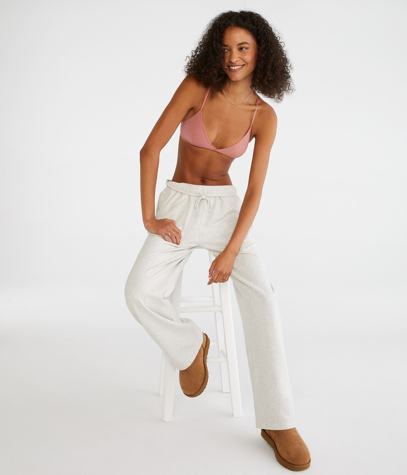 Seriously Soft Mesh Triangle Bra