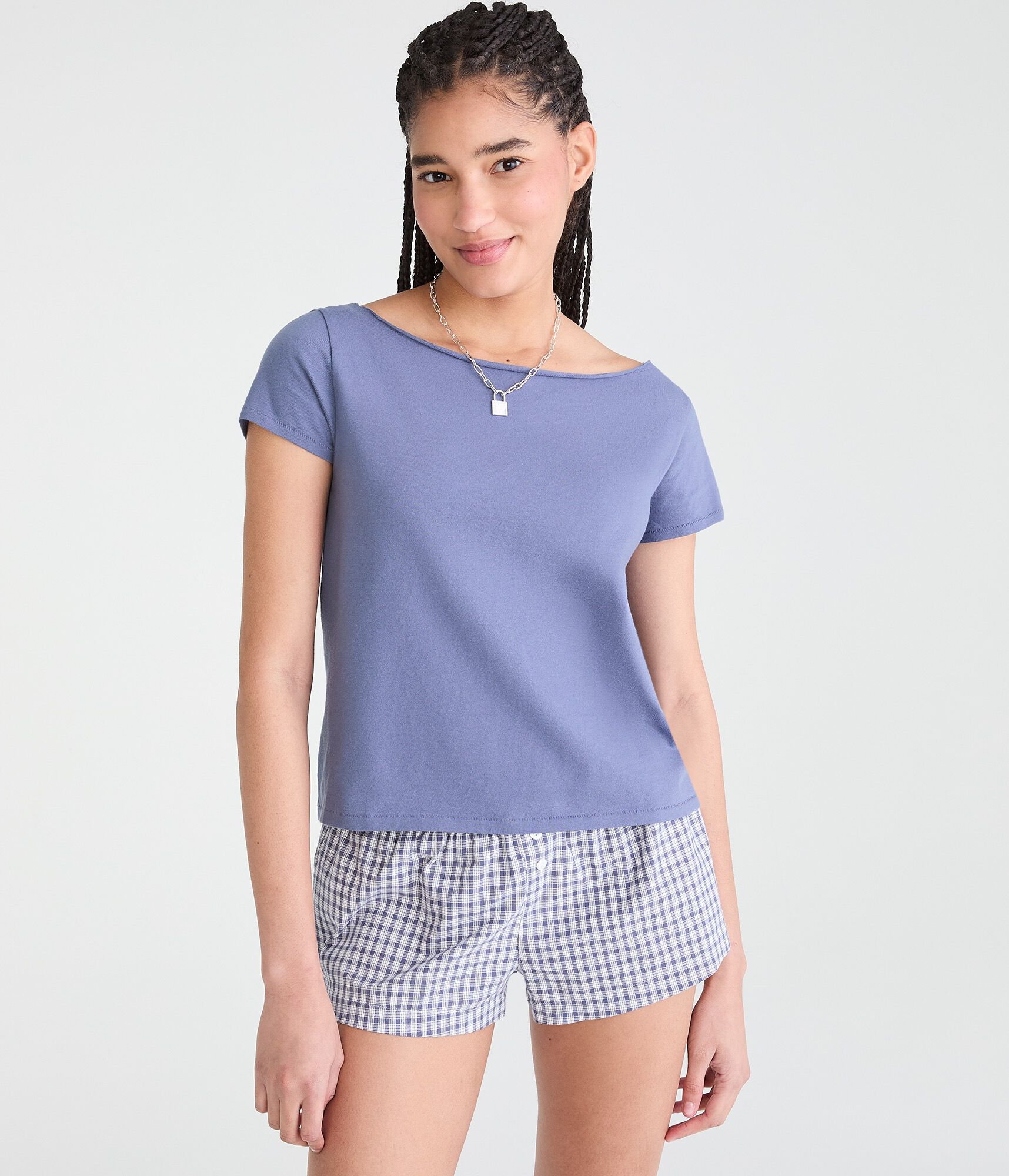Seriously Soft Off-The-Shoulder Vintage Fit Tee