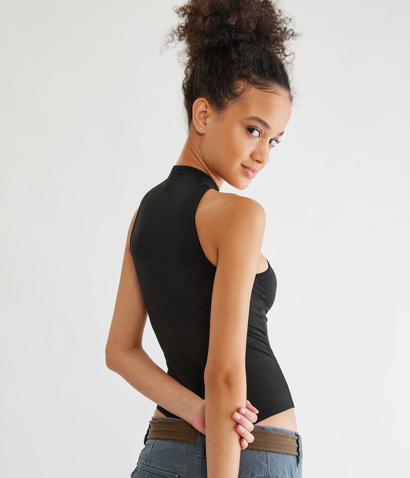 Seriously Soft Sculpt High-Neck Bodysuit