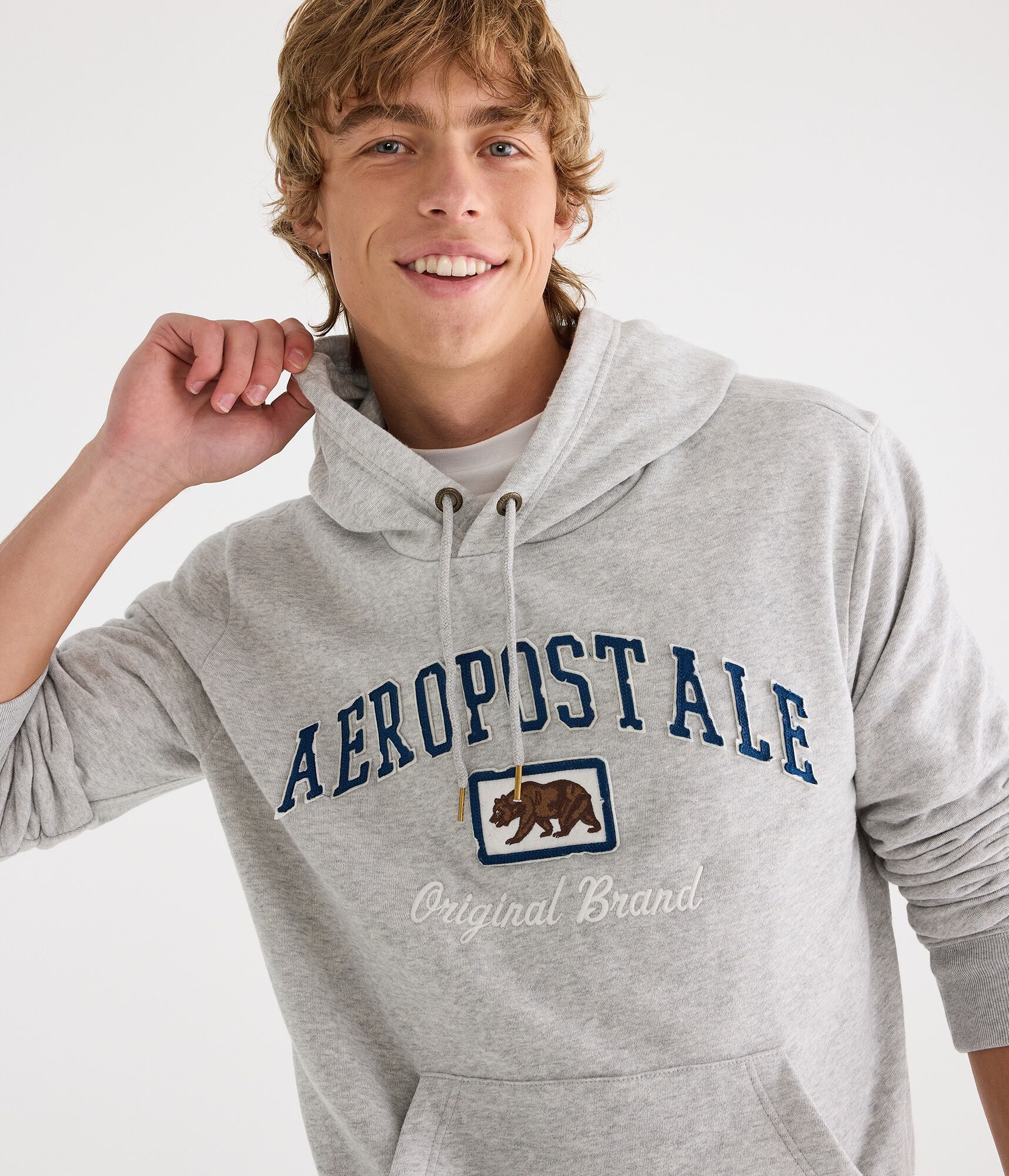 Aeropostale Bear Heritage Pullover Hoodie