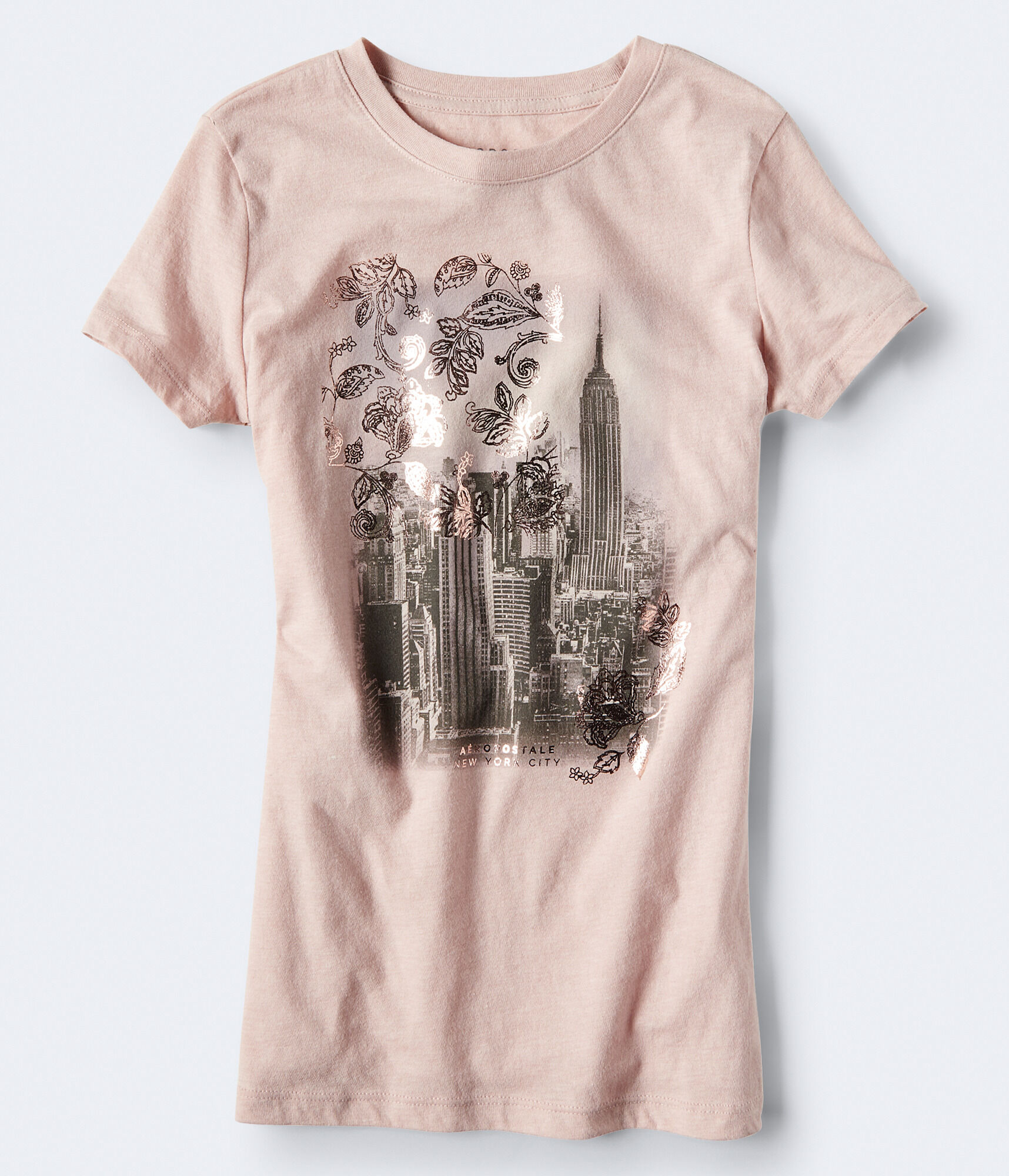 Floral Cityscape Graphic Tee***