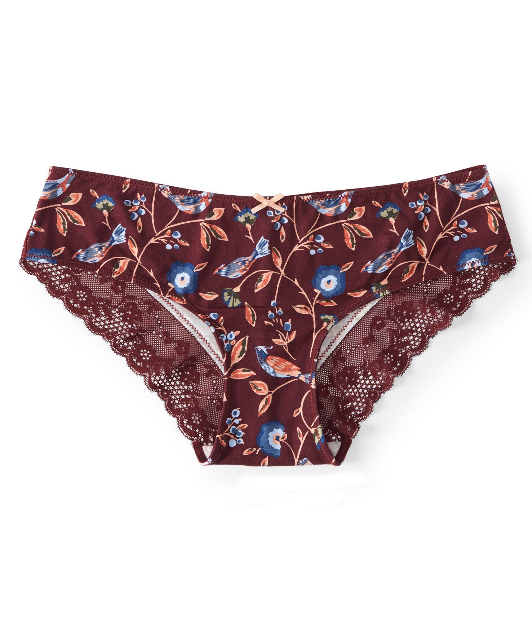 Floral Bird Print Hipster