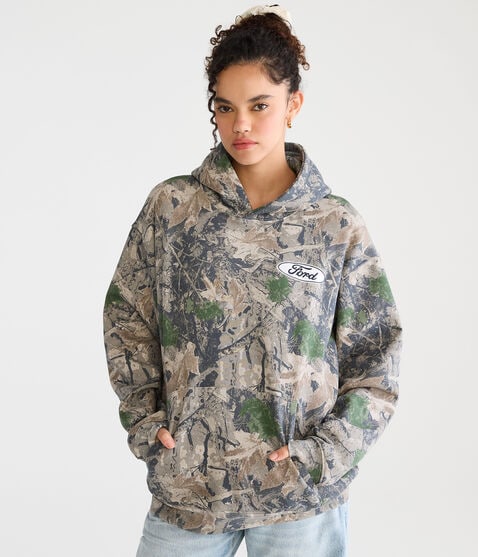 Ford F150 Forest Camo Pullover Hoodie Ford F150 Forest Camo Pullover Hoodie