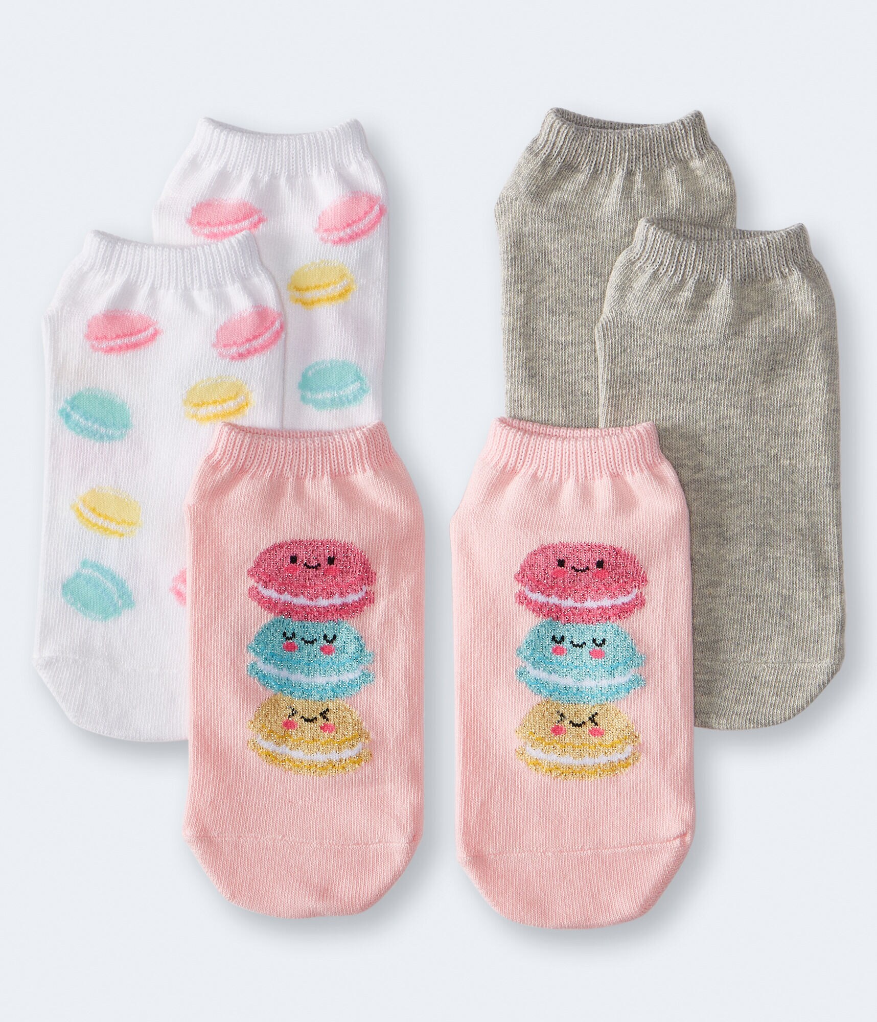 Pastel Macaron Ankle Sock 3-Pack