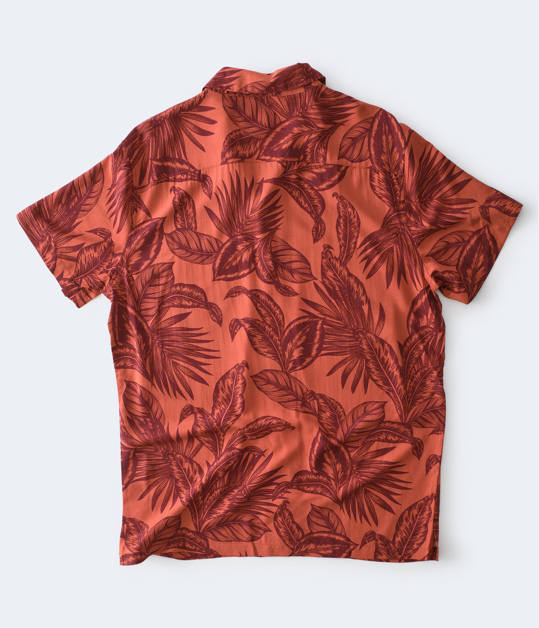 Tropical Palms Button-Down Resort Shirt