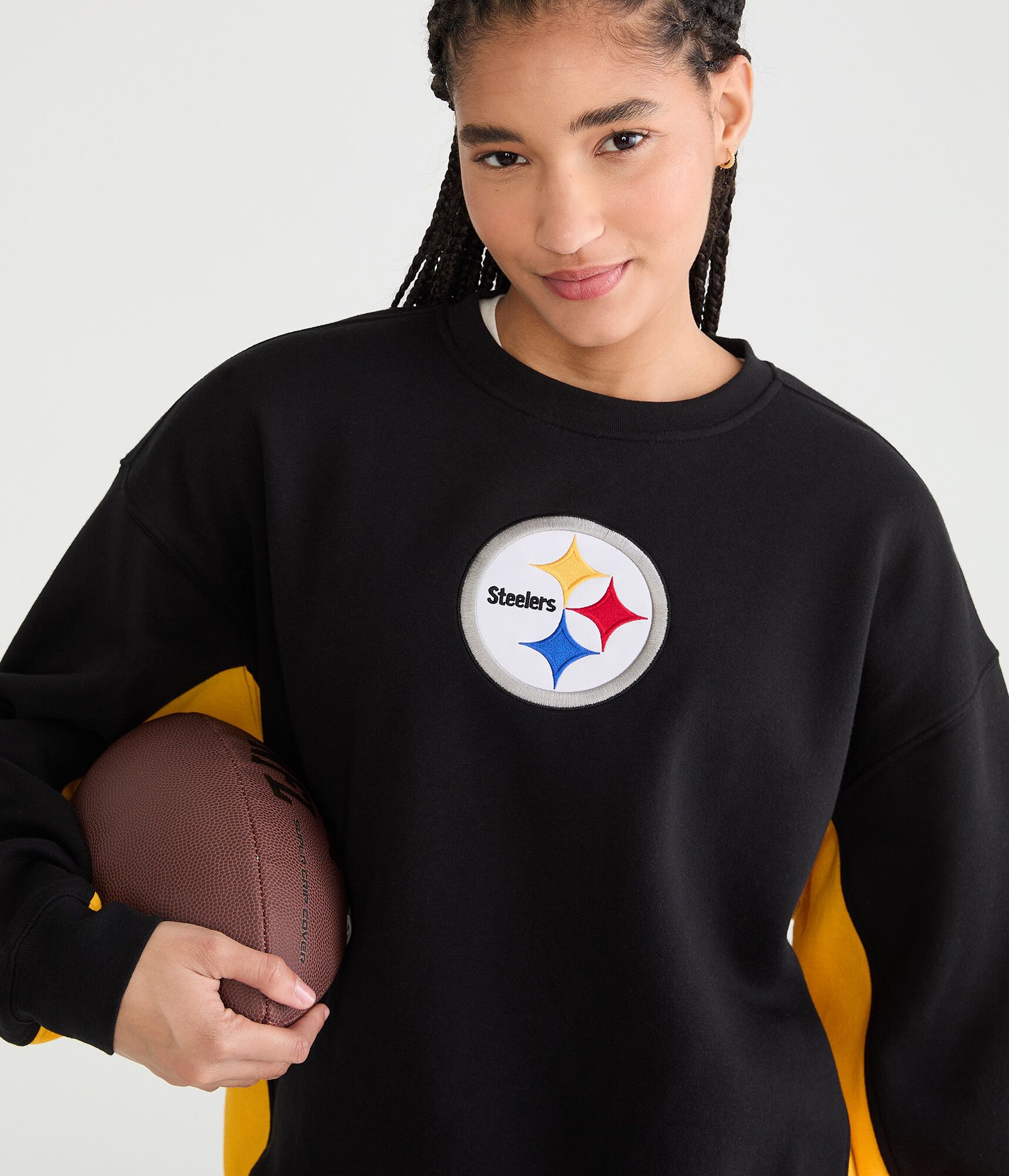 Pittsburgh Steelers Logo Crew Sweatshirt