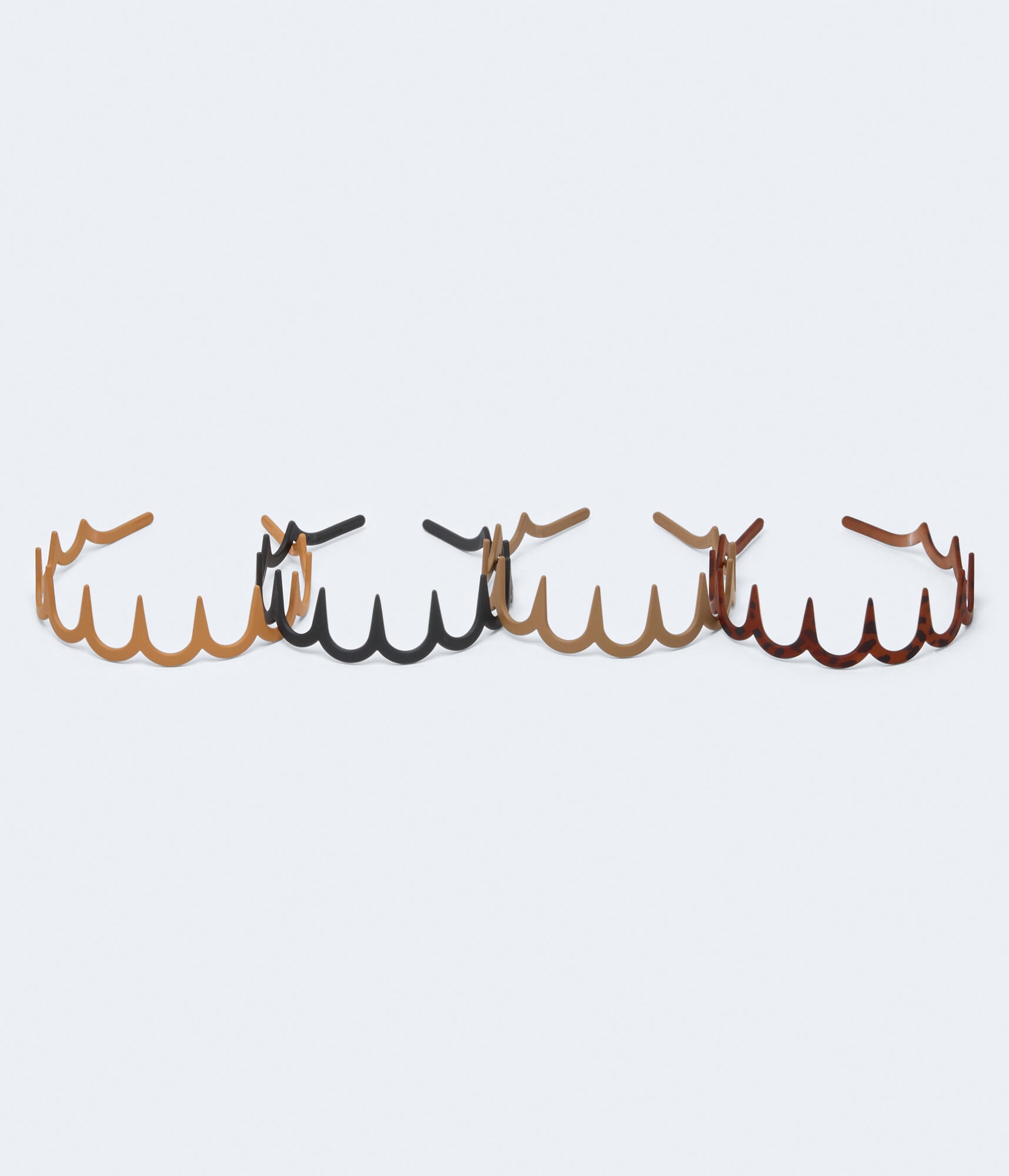 Scallop Comb Headband 4-Pack