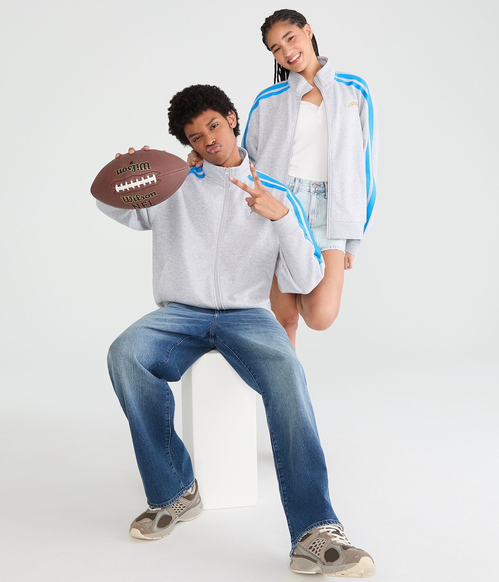 Los Angeles Chargers Fleece Track Jacket