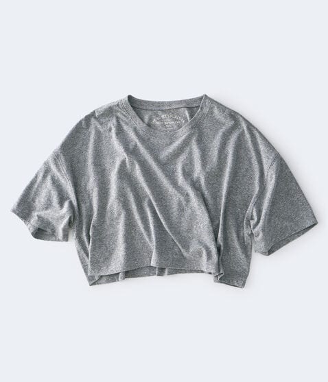 Cropped Boyfriend Crew Tee Cropped Boyfriend Crew Tee