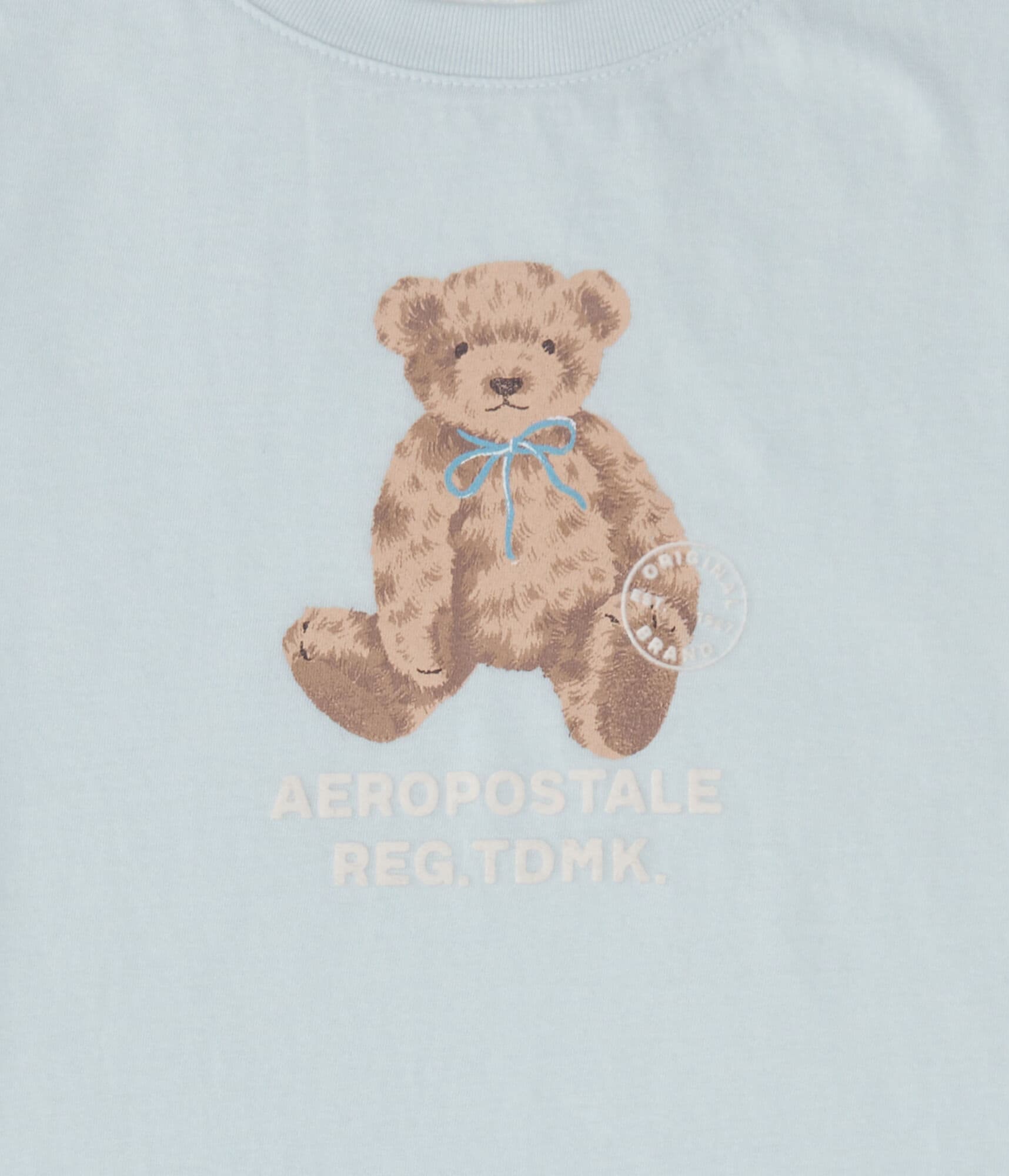 Aero Teddy Bear Flocked Graphic Tee