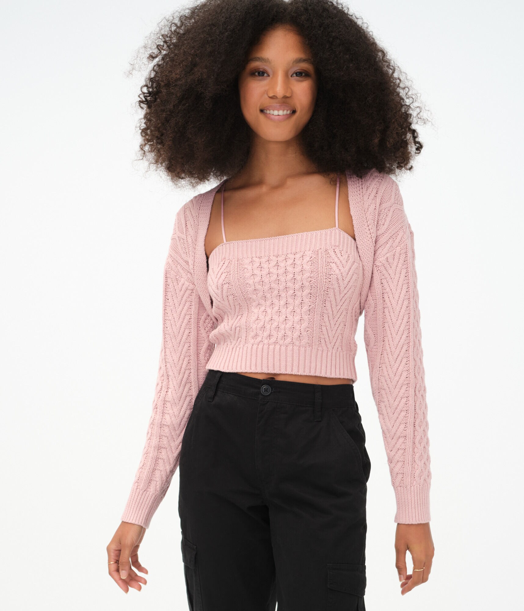 Long Sleeve Sweater Shrug***