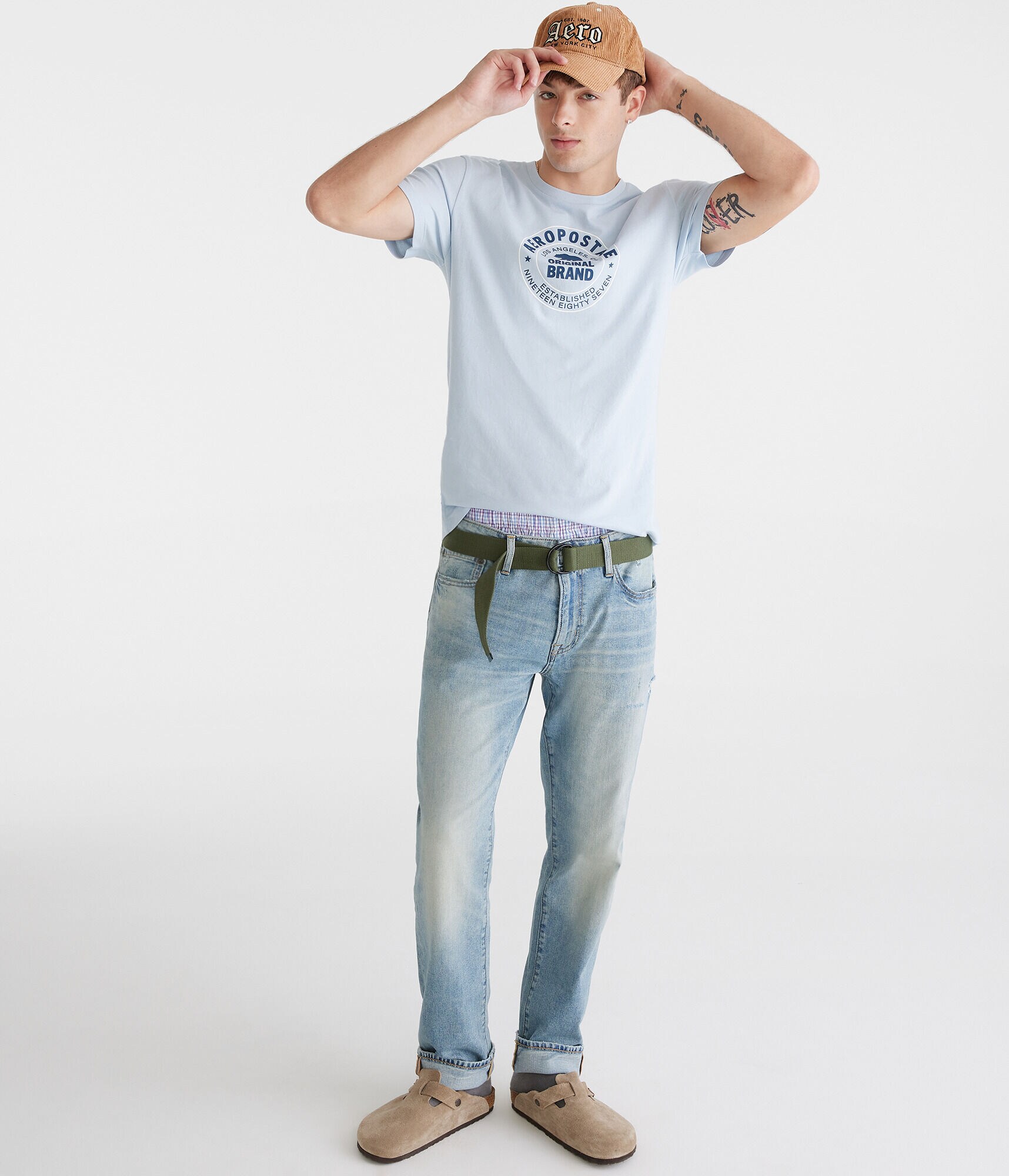 Aeropostale Cali Bear Graphic Tee