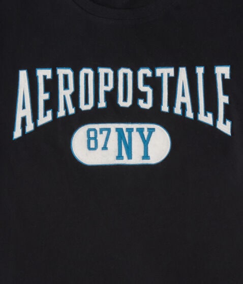 Aeropostale 87 NY Appliqué Graphic Tee Aeropostale 87 NY Appliqué Graphic Tee