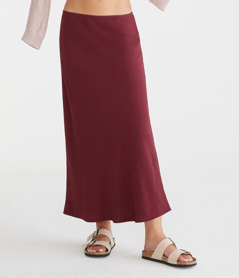 Solid Midi Skirt Solid Midi Skirt
