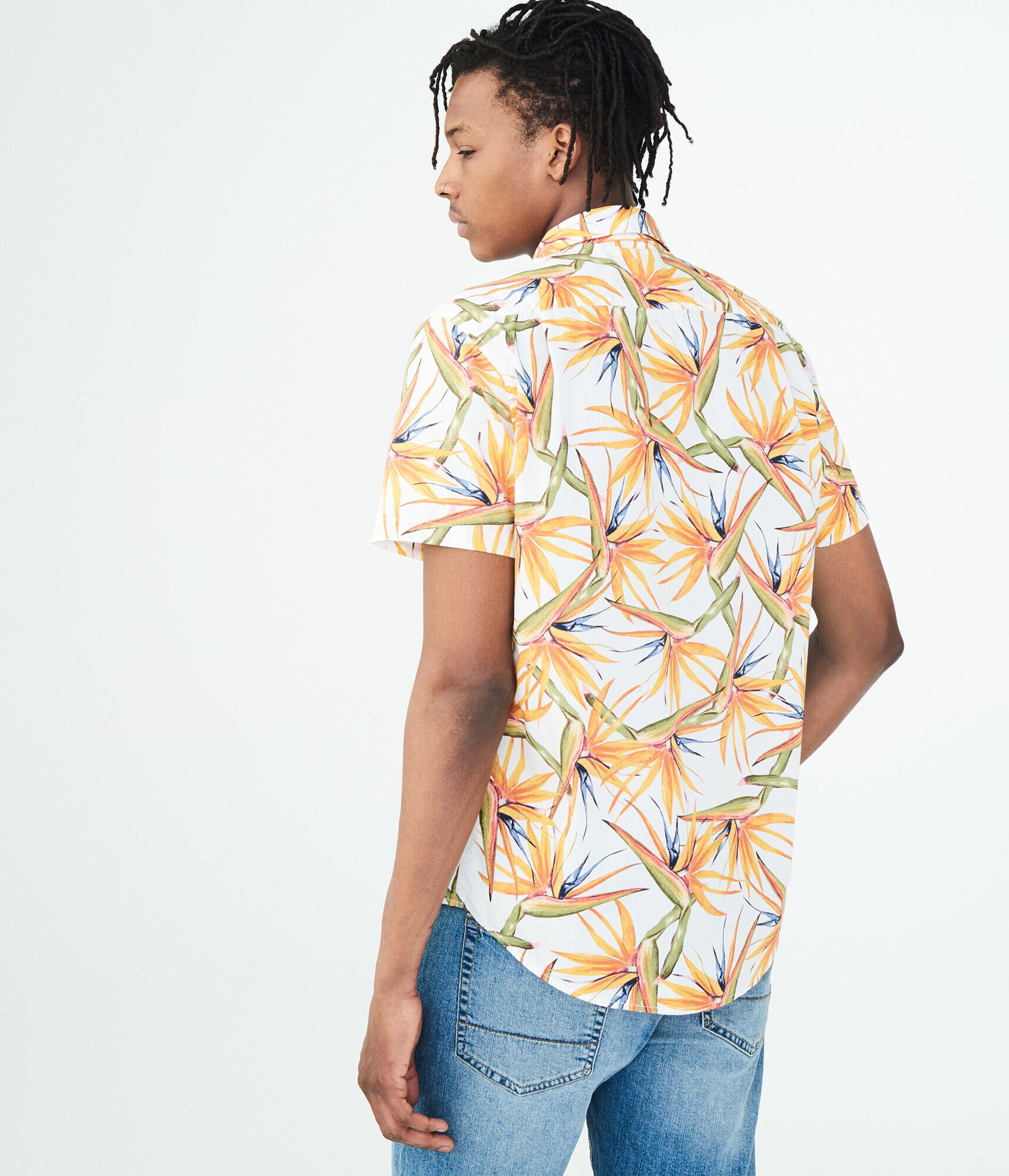 Bird-Of-Paradise Woven Shirt