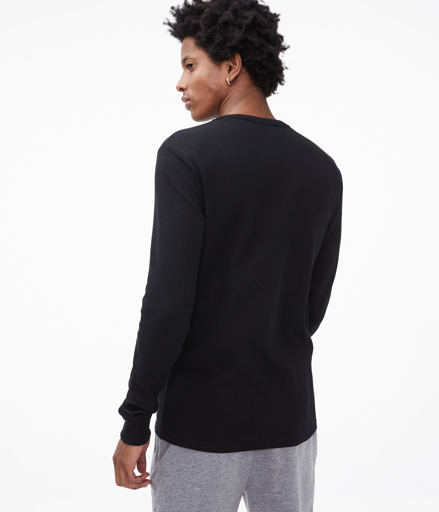 Long Sleeve Printed Thermal Tee