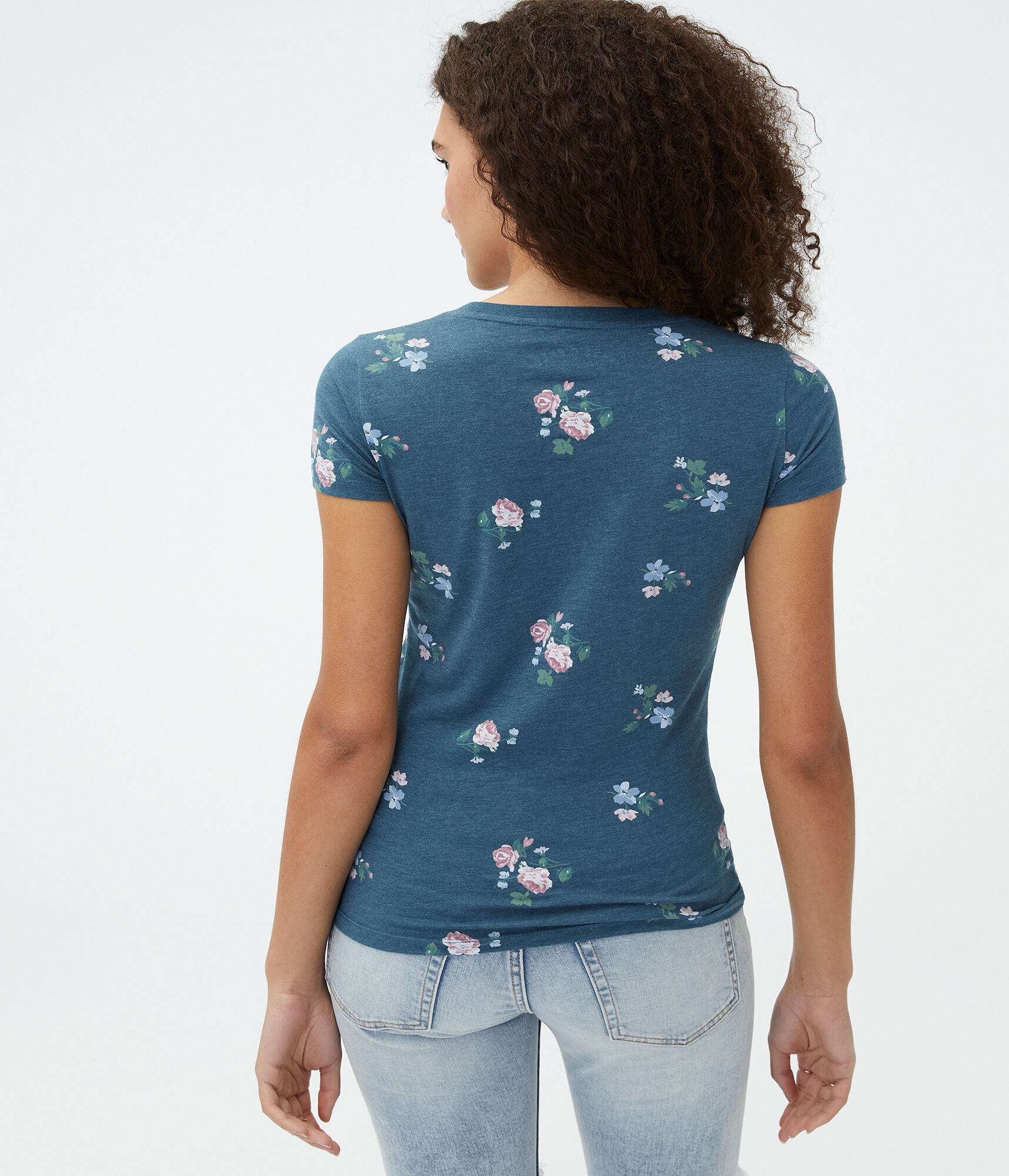 Aero Logo Floral Graphic Tee