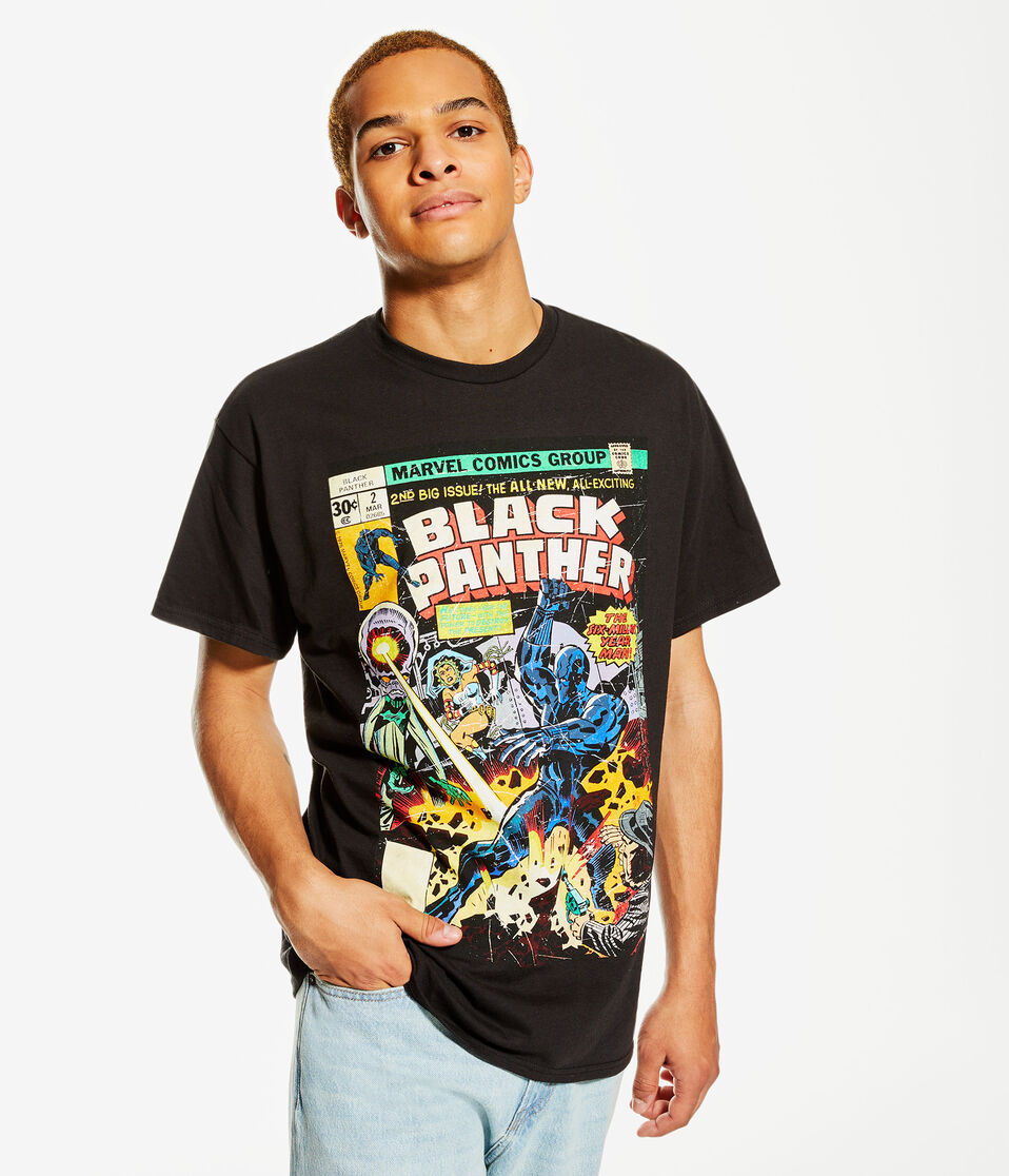 Black Panther Comic Graphic Tee