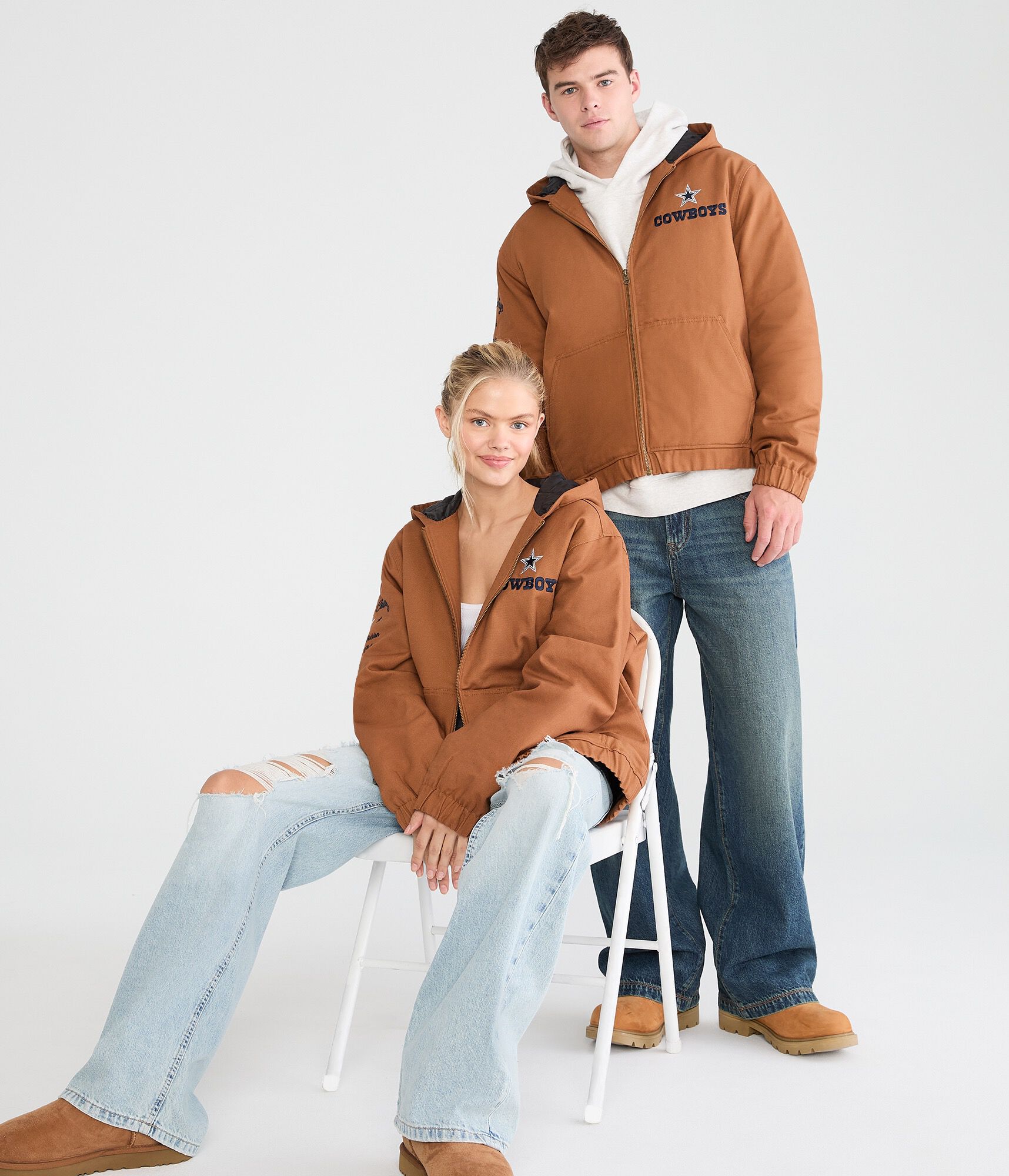 Dallas Cowboys Hooded Workwear Jacket