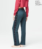 LLD Logo Stripe 90's Wide-Leg Sweatpants