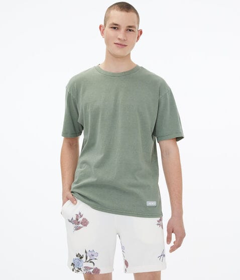 Washed Loose Fit Crew Tee