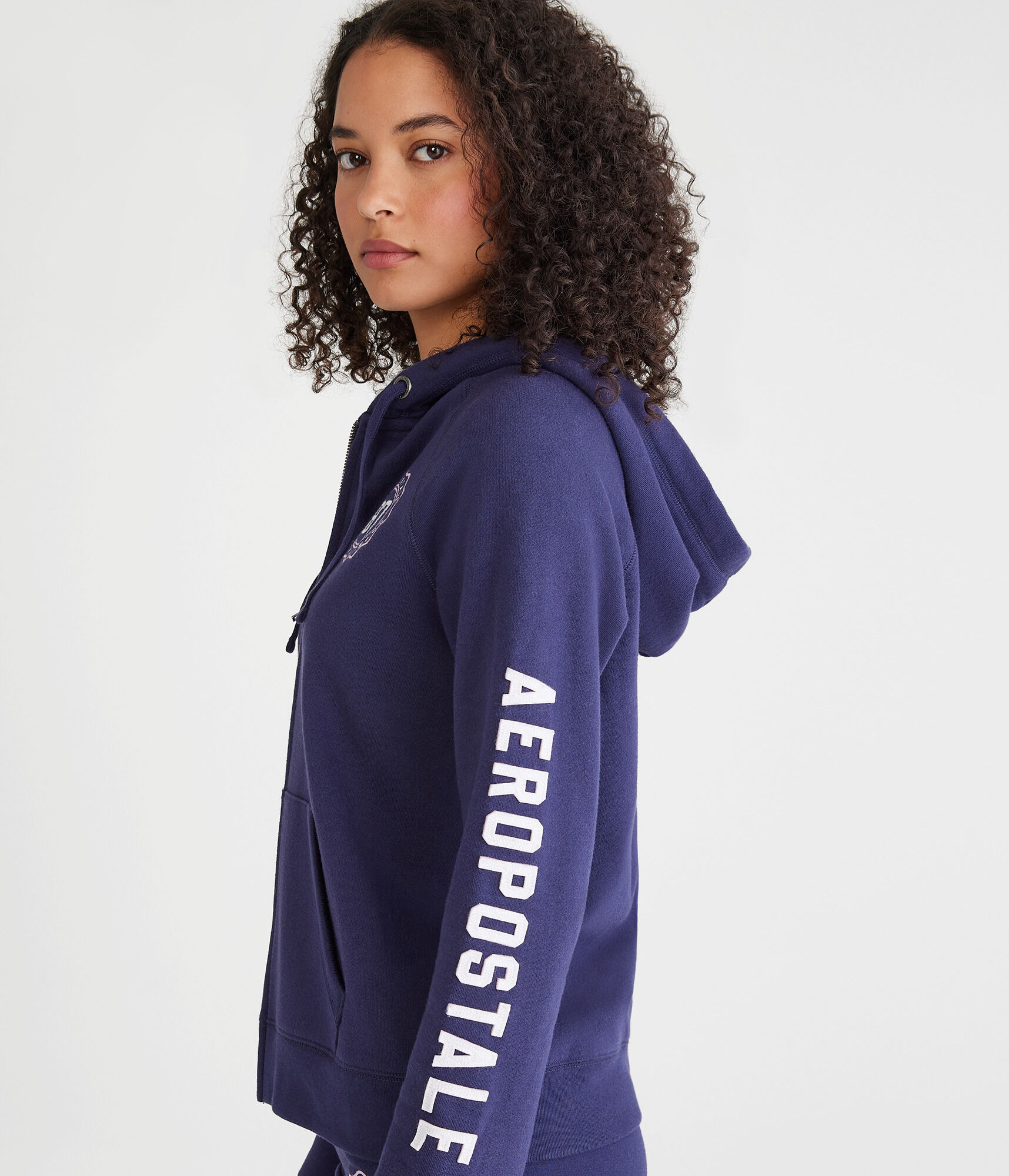 Aeropostale 87 Crest Full-Zip Hoodie