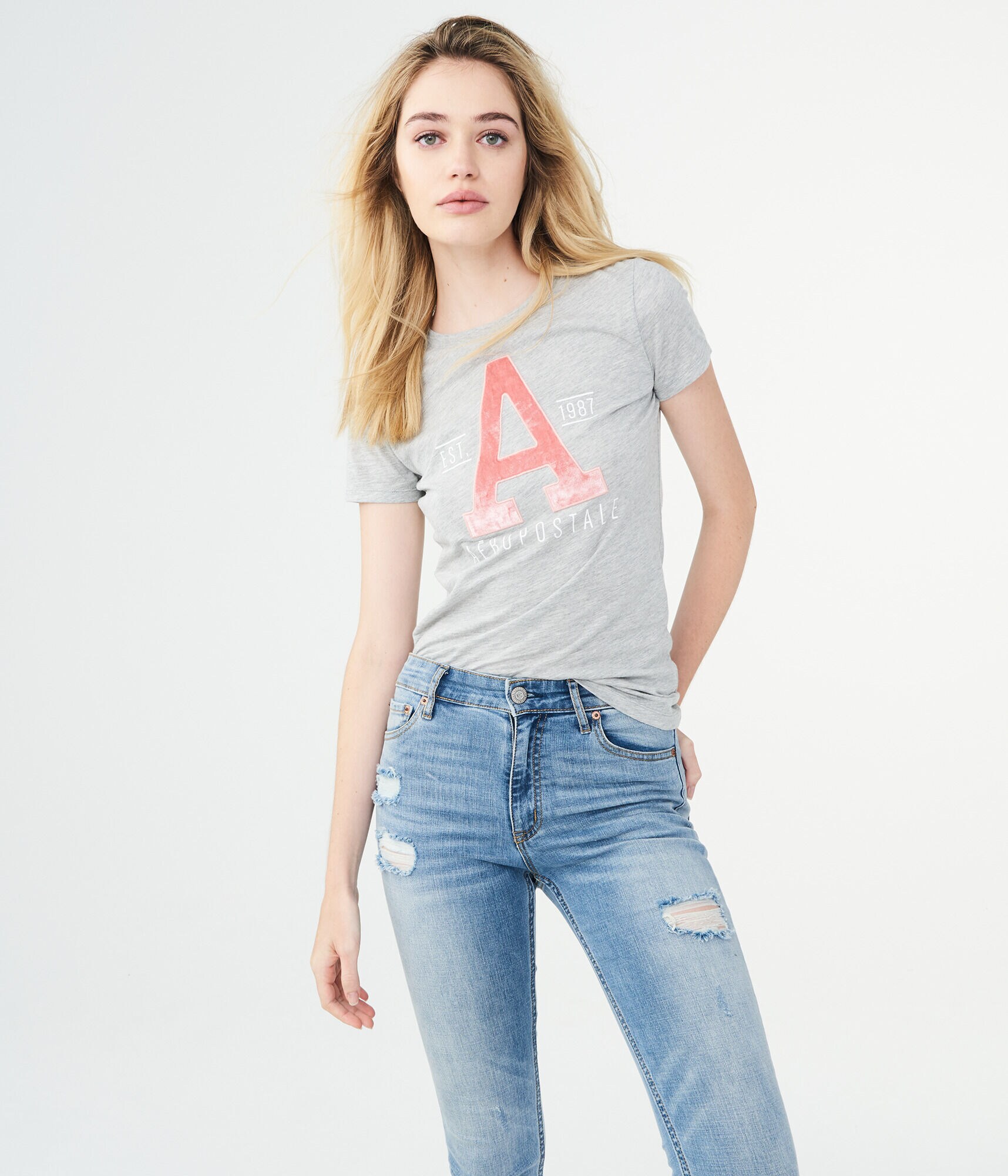 Velvet "A" Aeropostale Graphic Tee