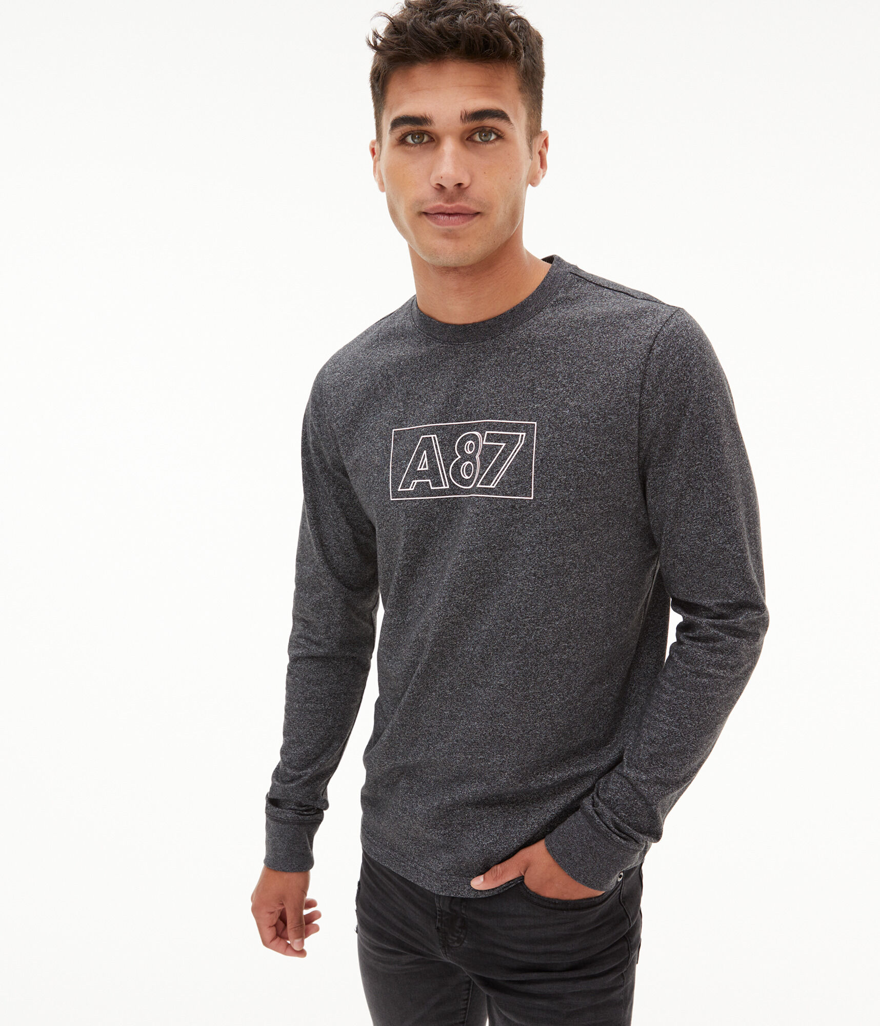 Long Sleeve A87 Stretch Graphic Tee