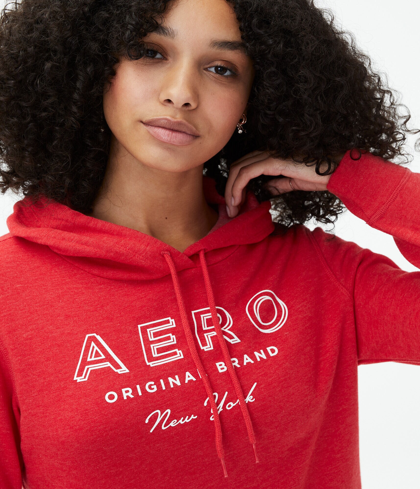 Aero Original Brand Foil Pullover Hoodie