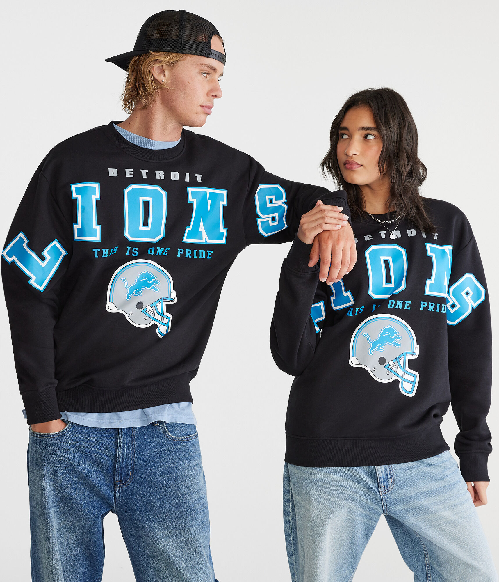 Detroit Lions Crew Sweatshirt