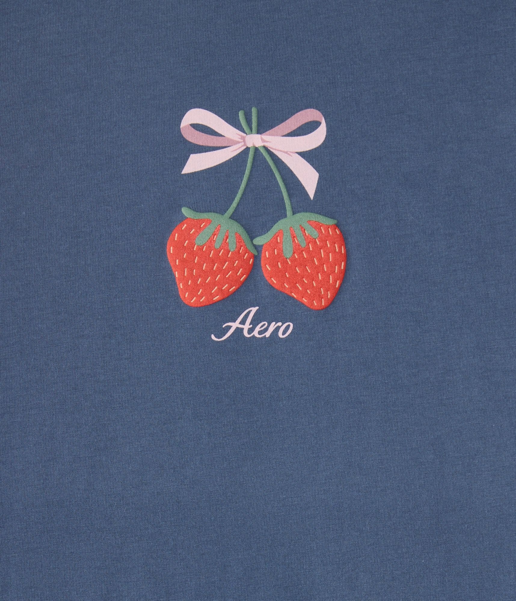 Aero Strawberry Bow Graphic Tee