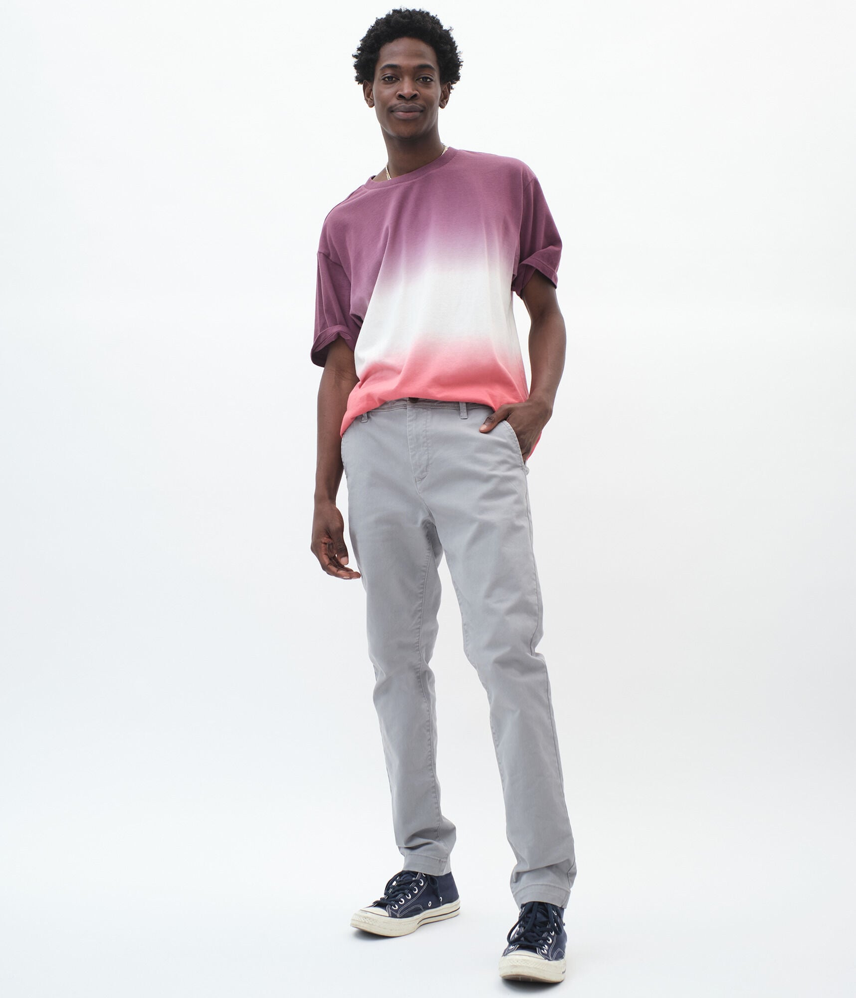 Skinny Color Wash Reflex Chinos