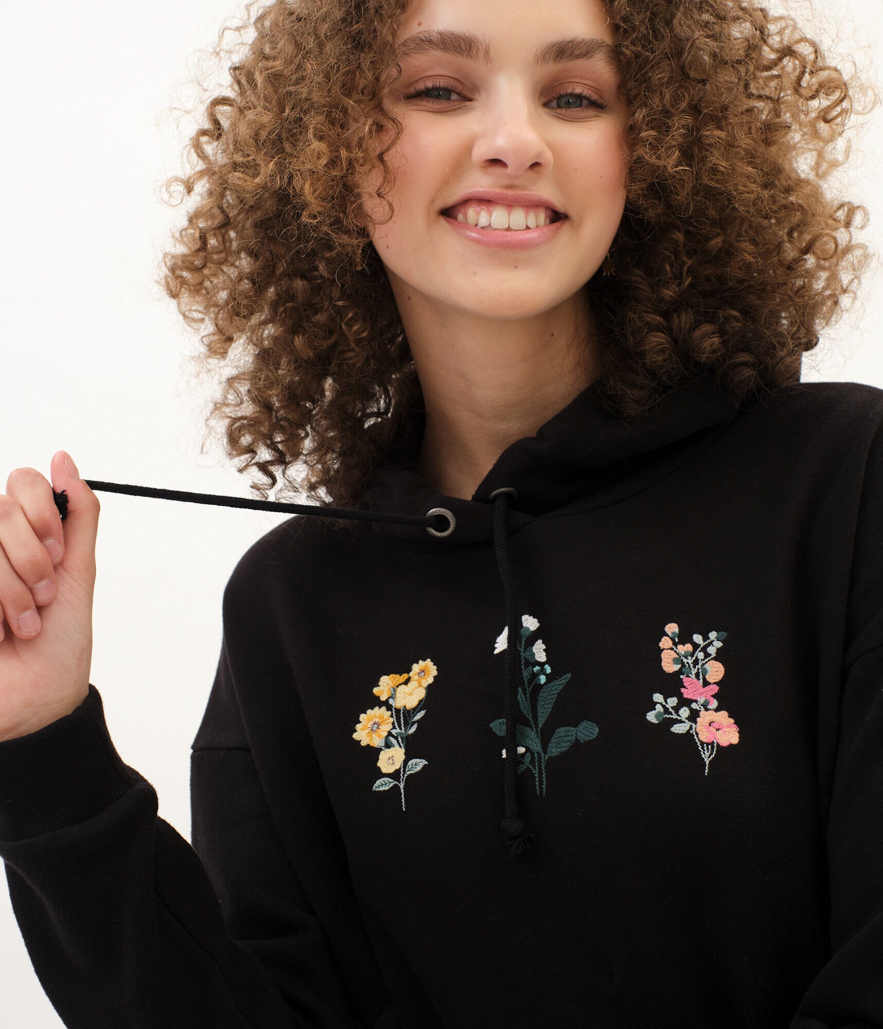 Flower Trio Pullover Hoodie***