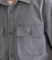 Long Sleeve Solid Twill Shirt